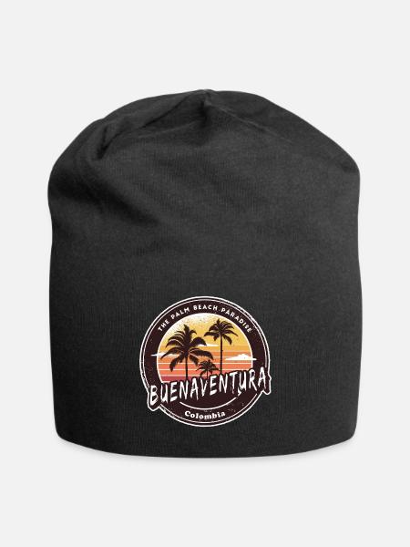 Buenaventura Palm Beach Design - Jersey Beanie - black - Front