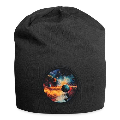 Cosmic Brush Planets - Jersey Beanie