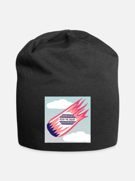 Rock the Galaxy Meteor - Jersey Beanie - black - Front