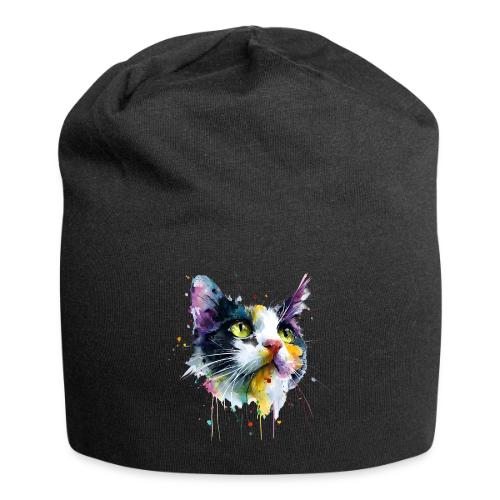 Cat: Painted Purr Expression - Jersey Beanie