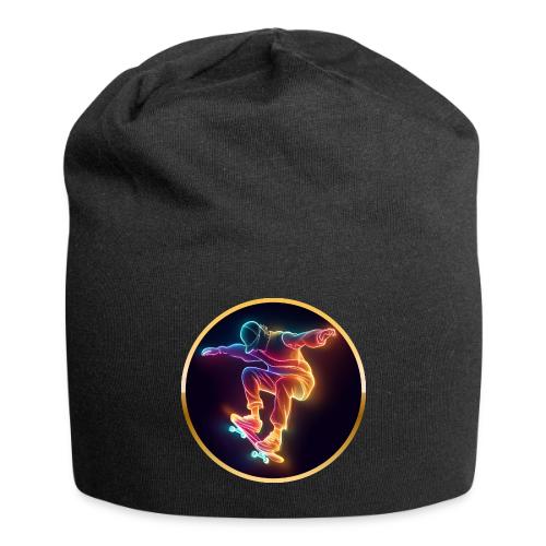 Skateboarding: Midnight Neon Skater - Jersey Beanie