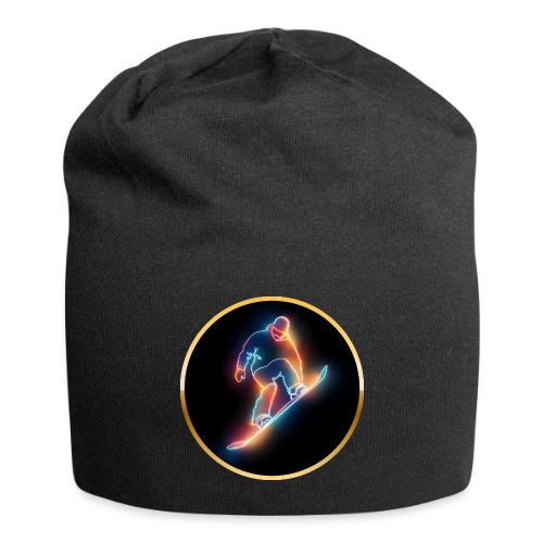 Golden Neon Snowboard - Jersey Beanie