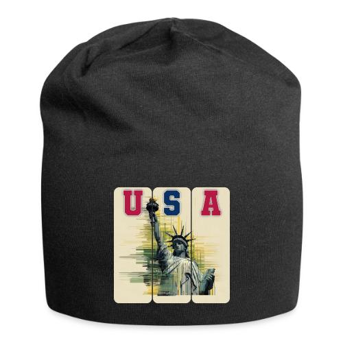 Art illustration of the Statue of Liberty - Jersey Beanie