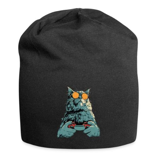 Cat: Fluff Mode On - Jersey Beanie