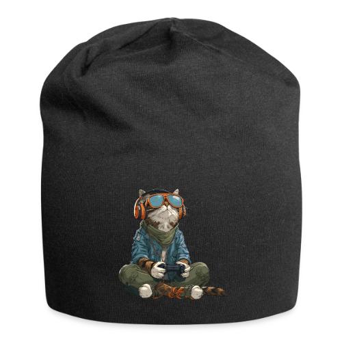 Cat: Purrfect Player - Jersey Beanie
