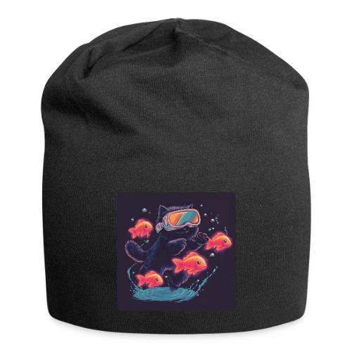 Cyber Cat Splash - Jersey Beanie
