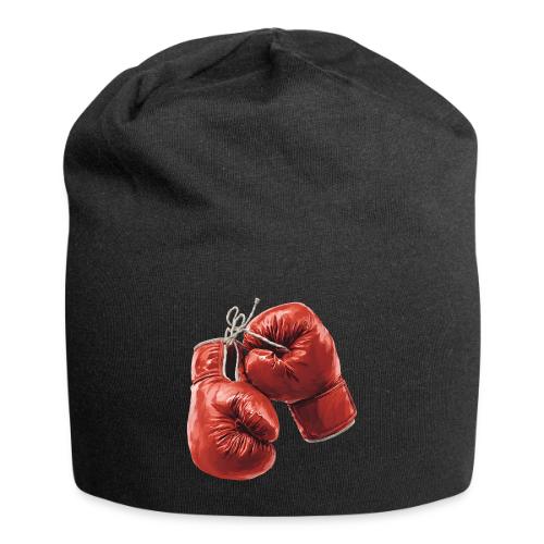 Boxing: Hanging Gloves Icon - Jersey Beanie