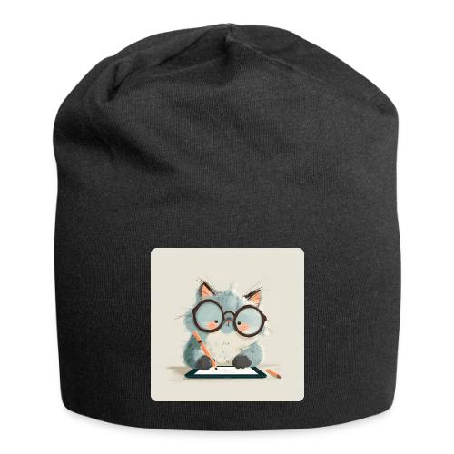 Creative Cat Digital Artist Illustration - Jersey Beanie
