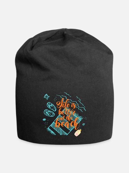 GT_2 - Jersey Beanie - black - Front