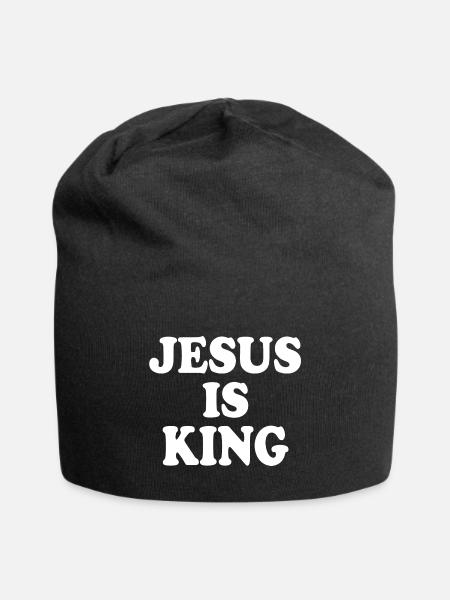 Jesus is king - Jersey Beanie - black