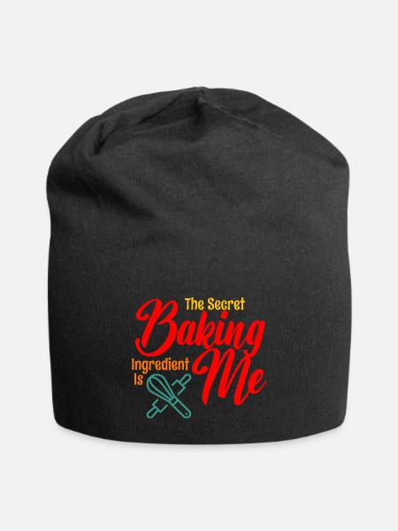 The Secret Baking Ingredient Is Me - Jersey Beanie - black - Front