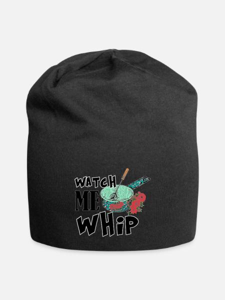 Vintage Kitchen Dishes - Jersey Beanie - black