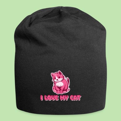 I love my cat - Jersey Beanie