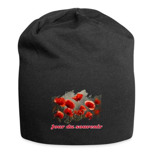 Remembrance Day with Poppies - Jersey Beanie