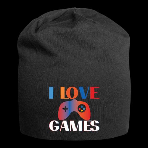 I Love Games Rainbow Controller - Jersey Beanie