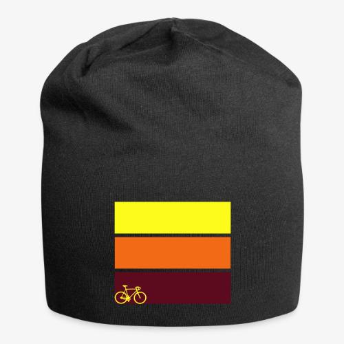 tricolor with bicycle - Jersey Beanie