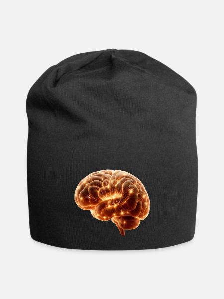 Brilliant Human Brain - Jersey Beanie - black