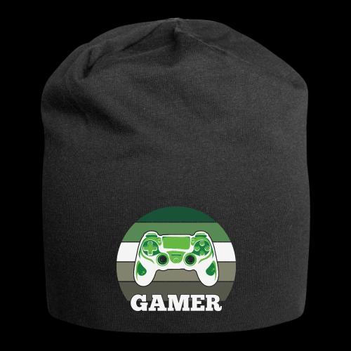 Green Sunset Gamer - Jersey Beanie