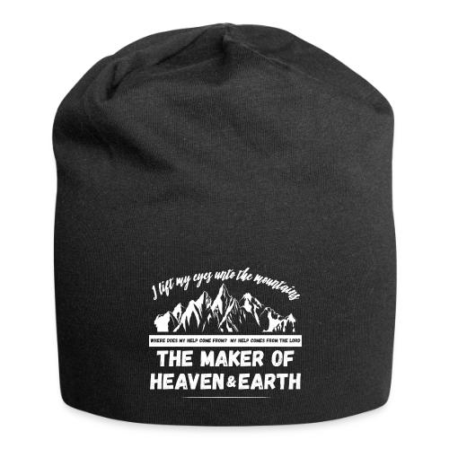 Maker of heaven and earth psalms 121:1 - Jersey Beanie
