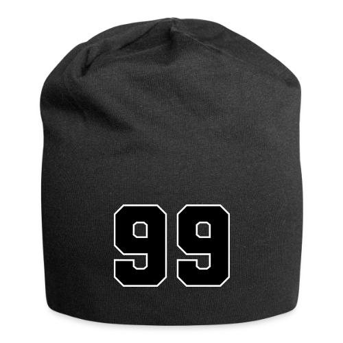 Varsity Number 99 Athletic Font - Jersey Beanie