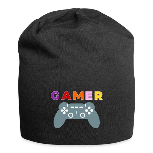 Colorful Gamer Controller Graphic - Jersey Beanie