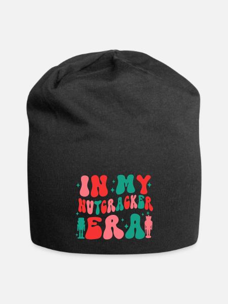in my nutcracker era Christmas Xmas - Jersey Beanie - black - Front
