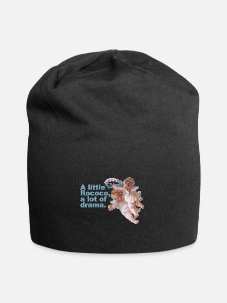 Little Rococo Drama - Jersey Beanie - black - Front