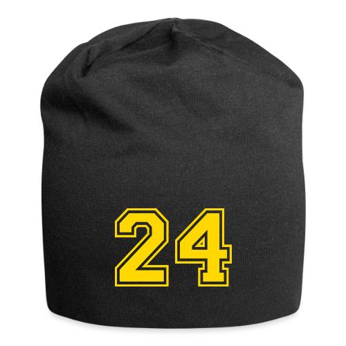 Number 24 in a classic athletic collegiate font - Jersey Beanie