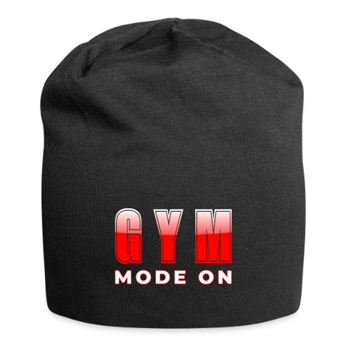 Gym Mode On Fitness Typography Design - Jersey Beanie