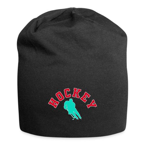 Hockey Player Silhouette - Jersey Beanie