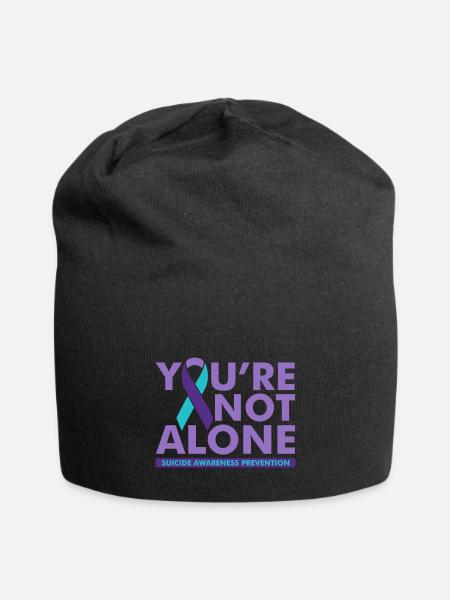 Suicide Awareness Prevention - Jersey Beanie - black