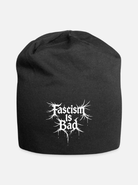 Fascism Is Bad - Jersey Beanie - black - Front