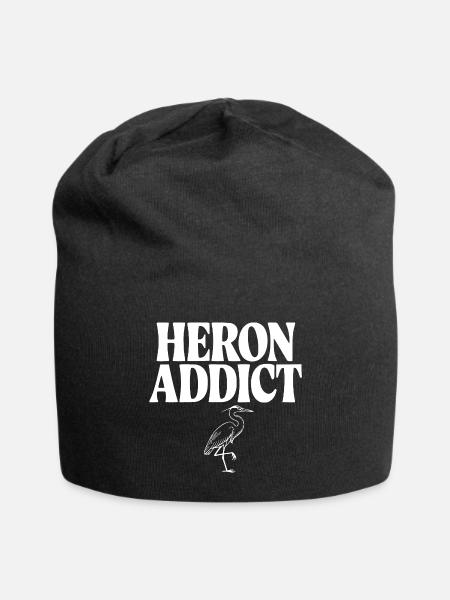 Heron Addict - Jersey Beanie - black - Front