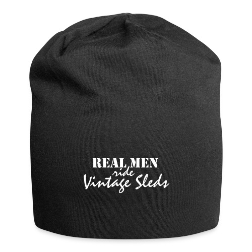 Real Men Ride Vintage Sleds - Jersey Beanie