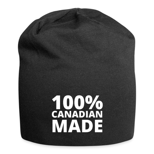 100% CANADIAN MADE White version - Jersey Beanie