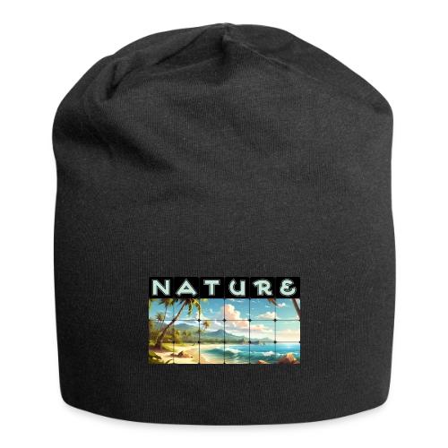 Nature: Sun-Kissed Shore - Jersey Beanie