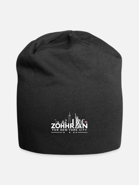 Zohharan NYC Skyline - Jersey Beanie - black - Front