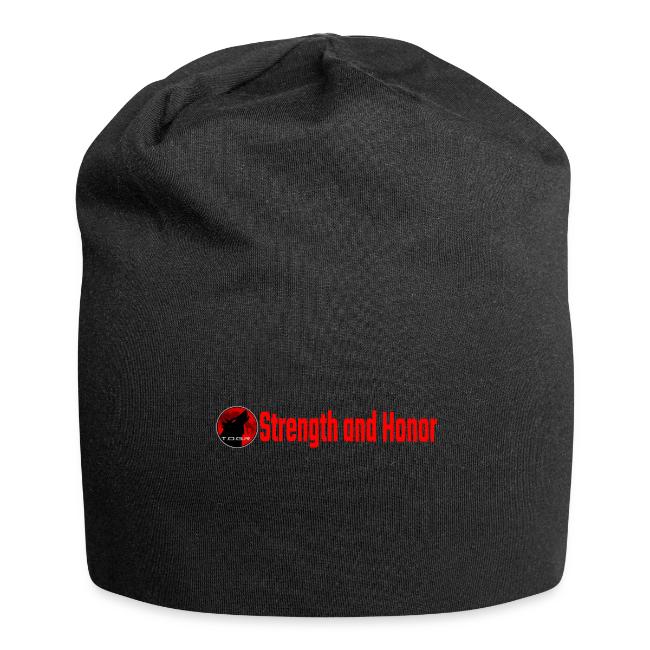 Strength and Honor - Red Letters
