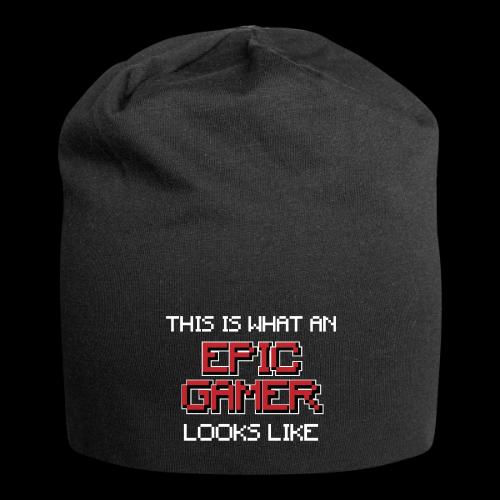 This Is What An Epic Gamer Looks Like Tee - Jersey Beanie