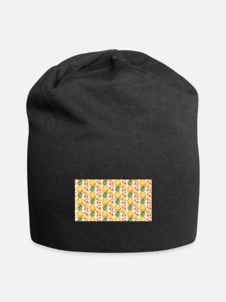 Pineapple slash - Jersey Beanie - black - Front
