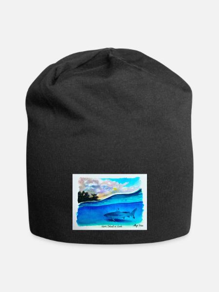 Sharks of Heron Island - Jersey Beanie - black - Front