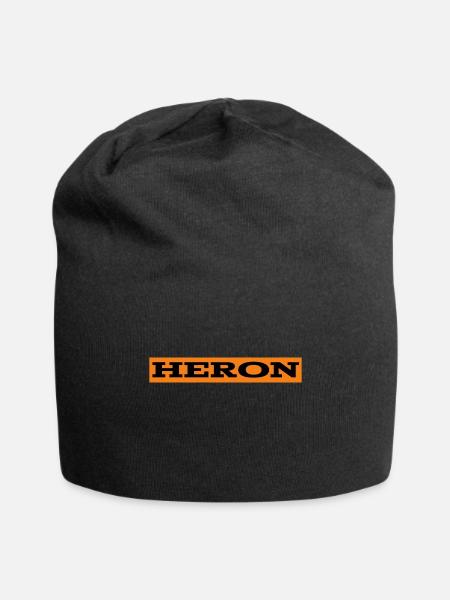 Heron - Jersey Beanie - black - Front