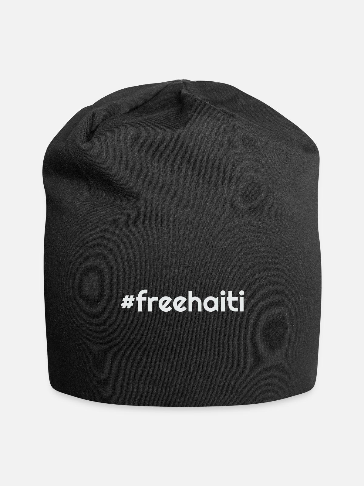 Free Haiti #1 - Jersey Beanie - black - Front