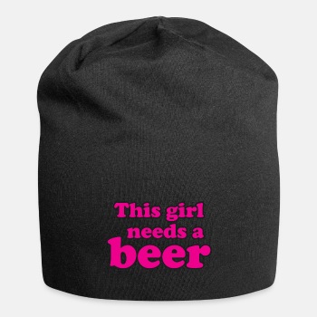 This girl needs a beer - Beanie