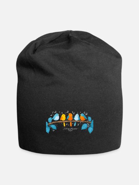 I_Will_Sing_Of_The_Goodness_Of_God_Psalm_89_1_C - Jersey Beanie - black - Front