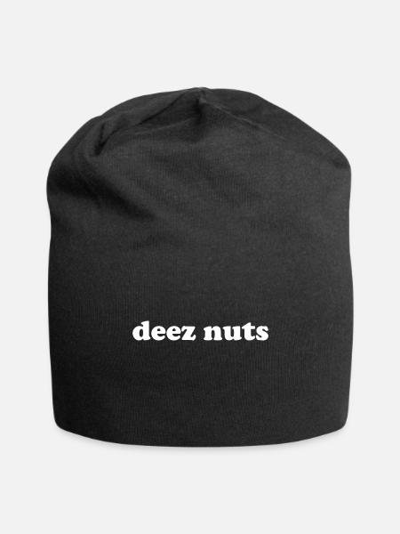 deez nuts - Jersey Beanie - black - Front