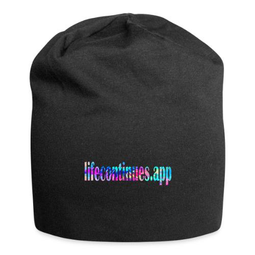 Lifecontinues.app1 - Jersey Beanie
