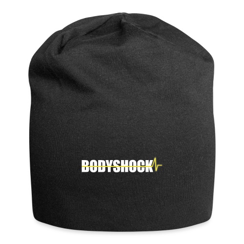 bodyshock logo white yell - Jersey Beanie