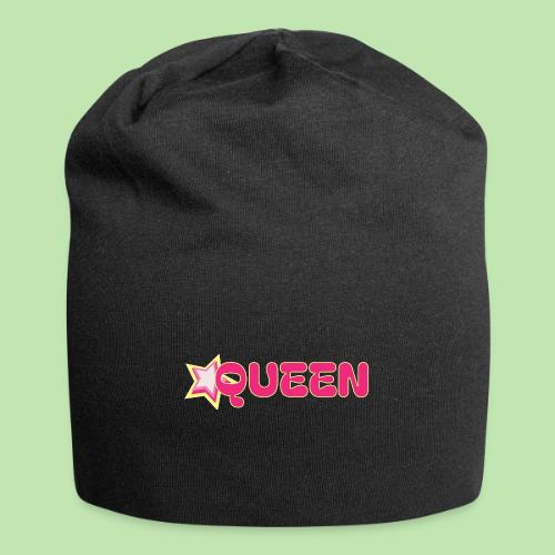queen high resolution logo transparent 1 - Jersey Beanie