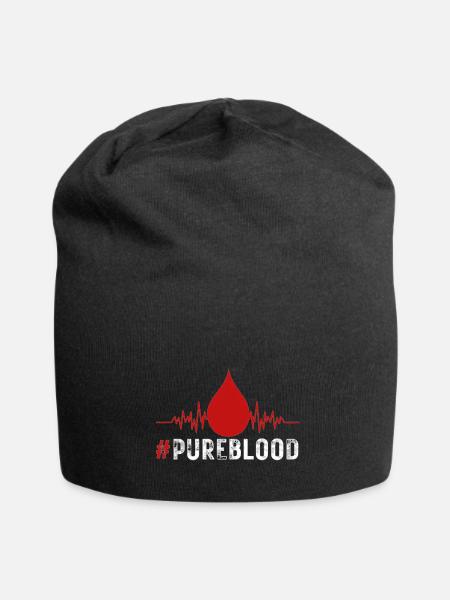Pure Bloods - Jersey Beanie - black - Front